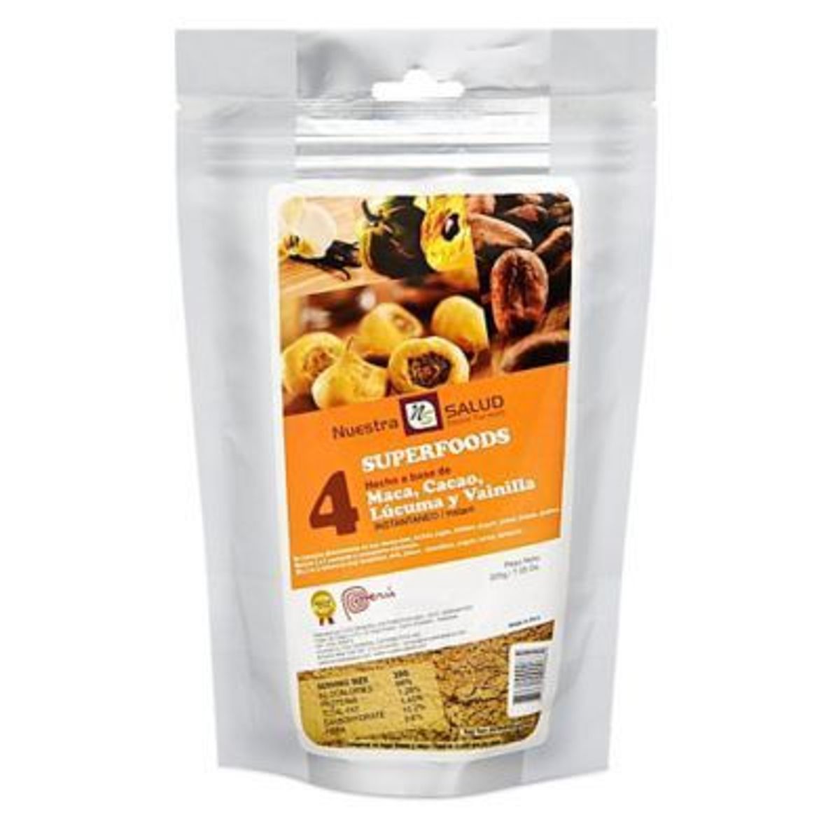 NUESTRA SALUD - Harina de Maca y Lúcuma Nuestra Salud Doypack 200 g