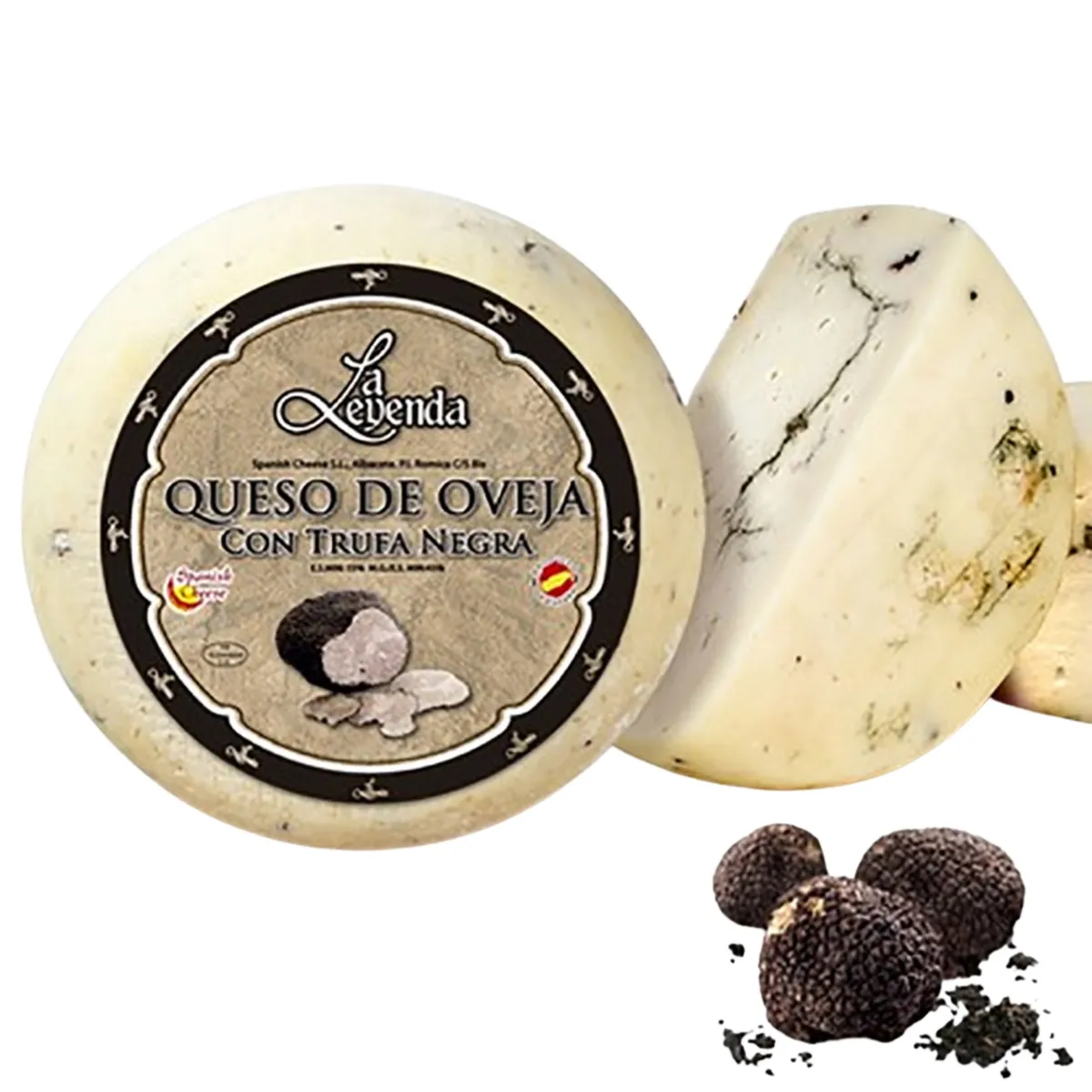 LA LEYENDA - Queso de Oveja con Trufa Negra La Leyenda x Kg