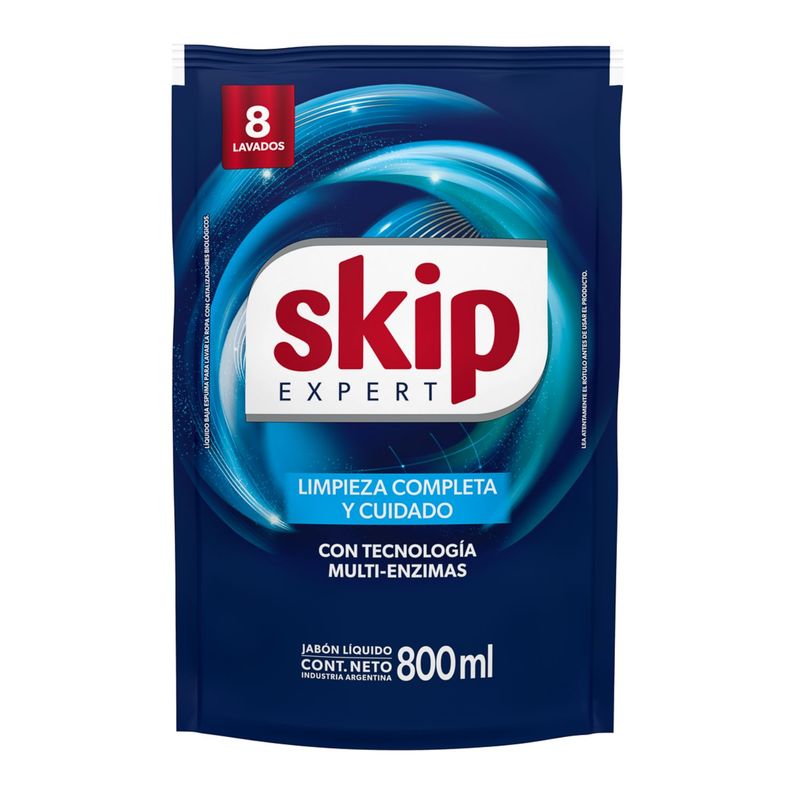 SKIP - Detergente Skip Líquido Doypack 800 mL