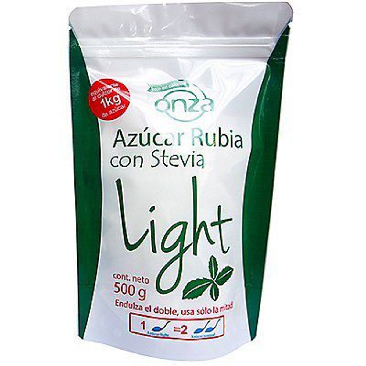 ONZA - Azúcar Rubia con Stevia Onza Light Bolsa 500 g