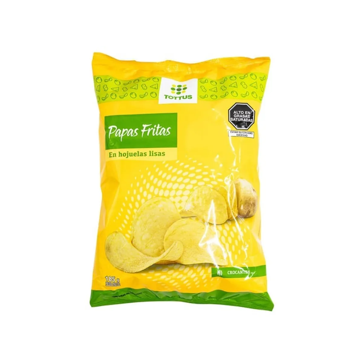 TOTTUS - Papas Fritas en Hojuelas Tottus Bolsa 105 g