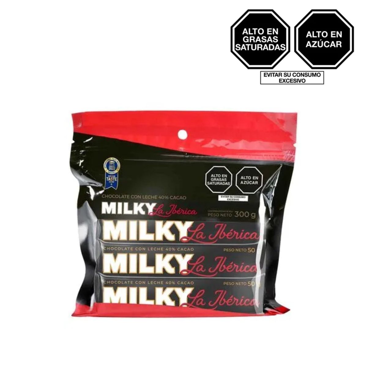 LA IBERICA - Barra de Chocolate La Ibérica Milky Pack 6 Und