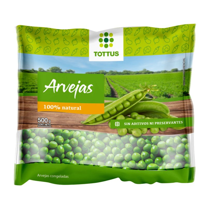 TOTTUS - ARVEJAS TOTTUS X 500G