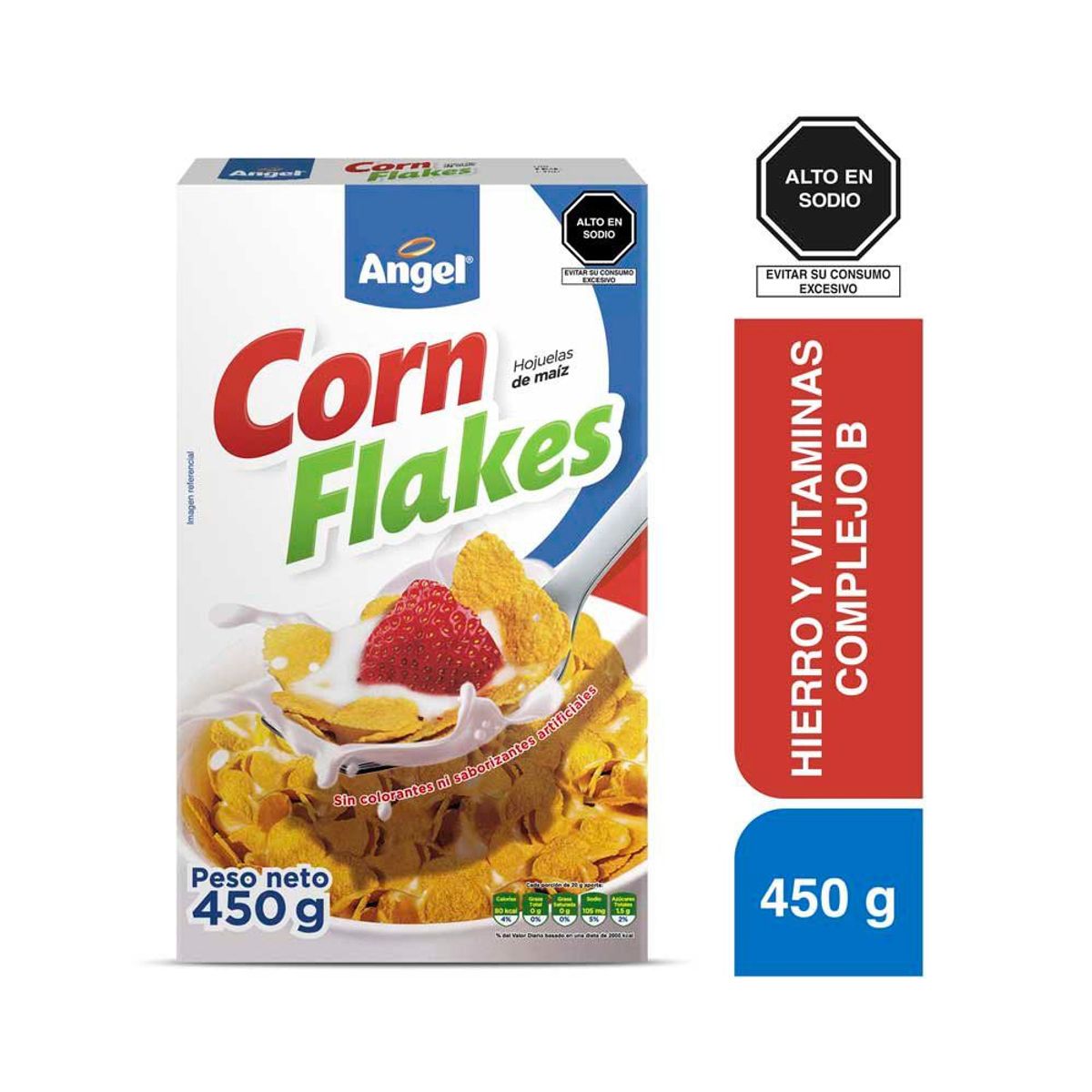 ANGEL - Hojuela Maíz Ángel Corn Flakes 450 g