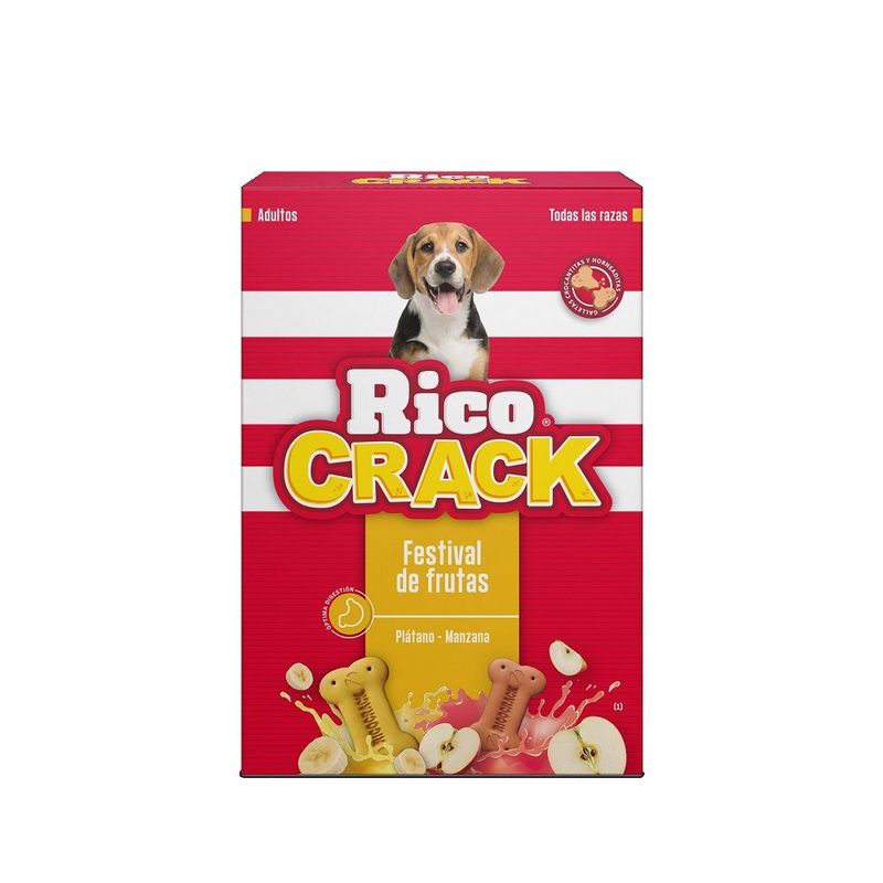 RICOCRACK - Comida para Perros Ricocrack Adultos Sabor Festival de Frutas 200 g