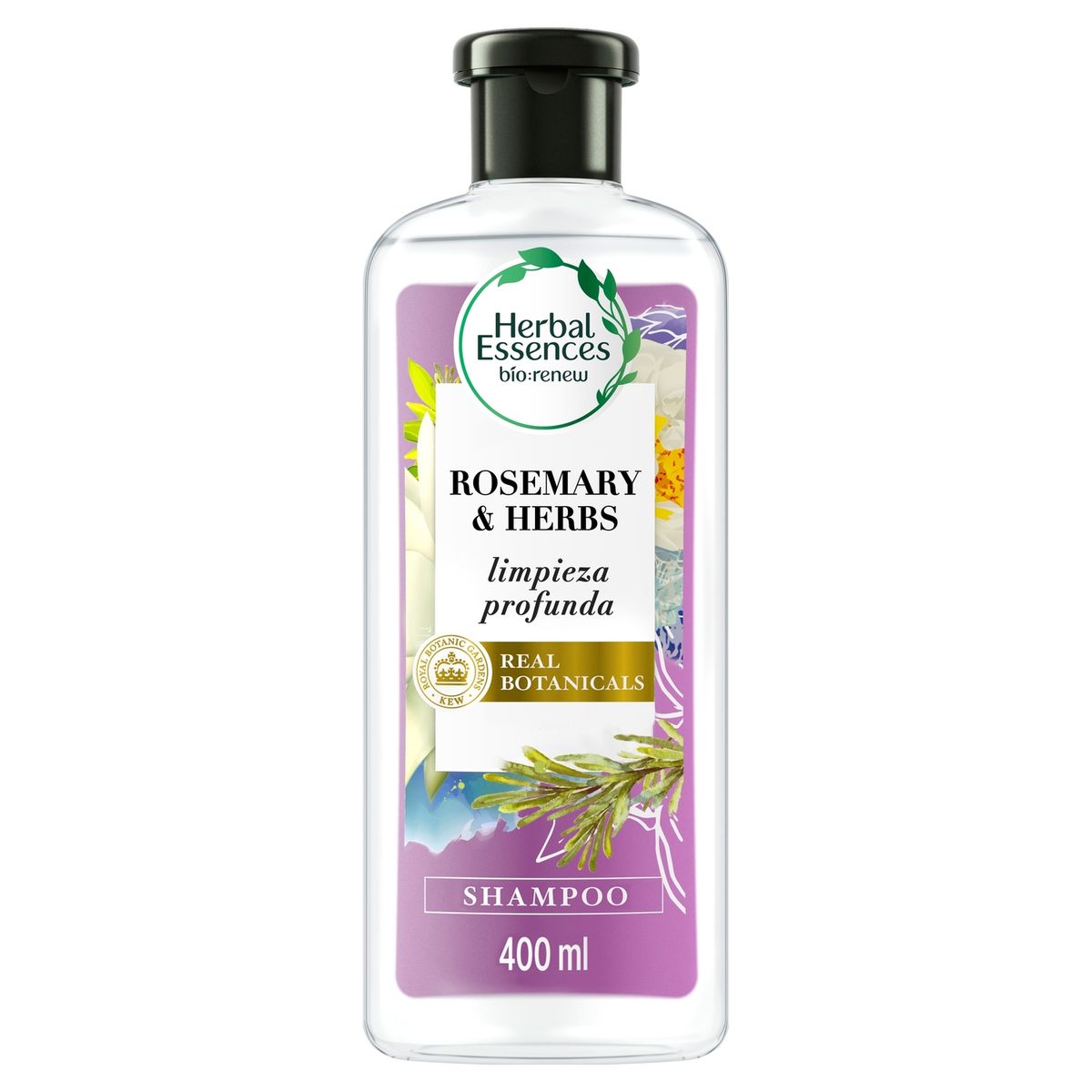HERBAL ESSENCES - Shampoo Herbal Essences Rosemary & Herbs Botella 400 mL