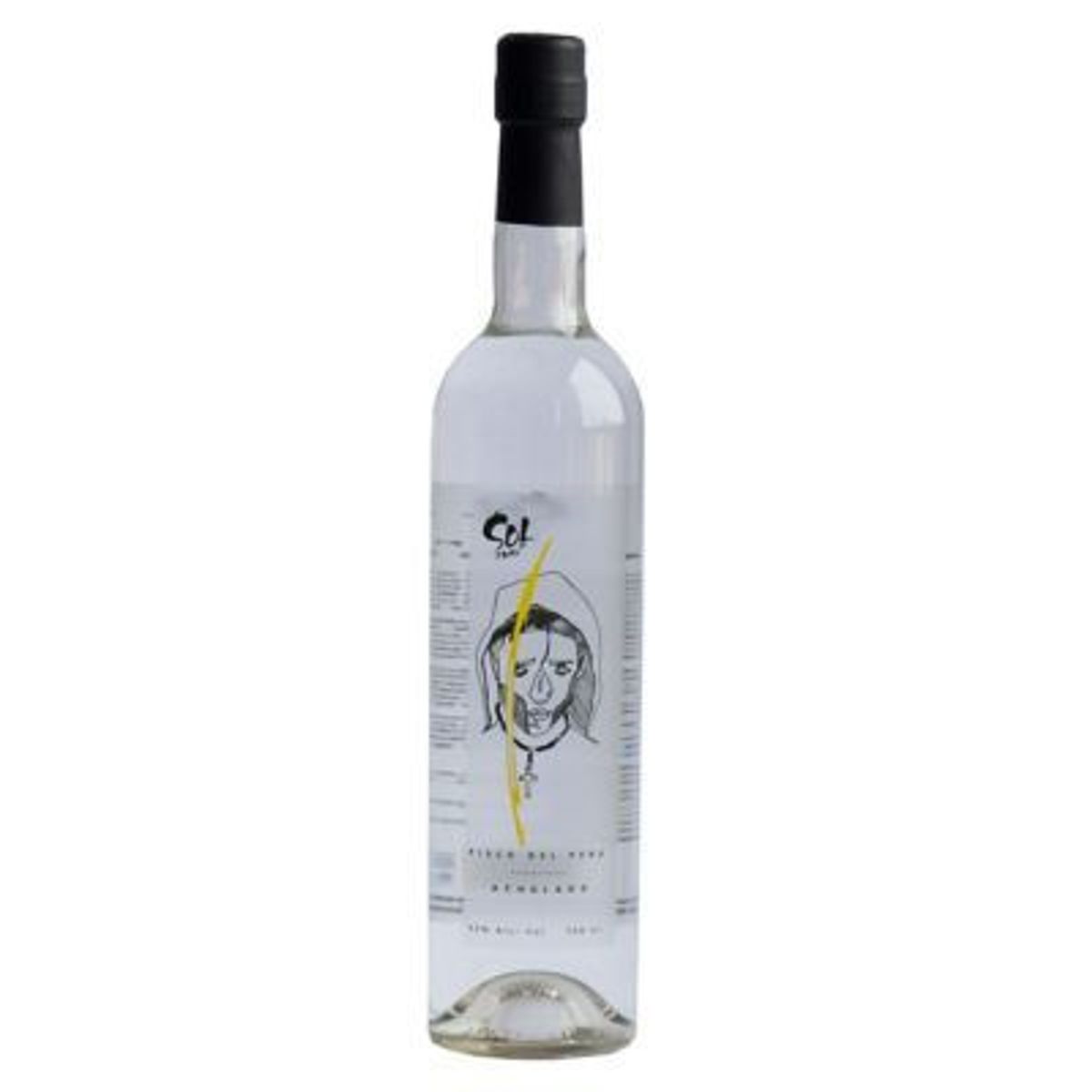 SOL DE PLATA - Pisco Puro Acholado Sol de Plata Botella 700 mL