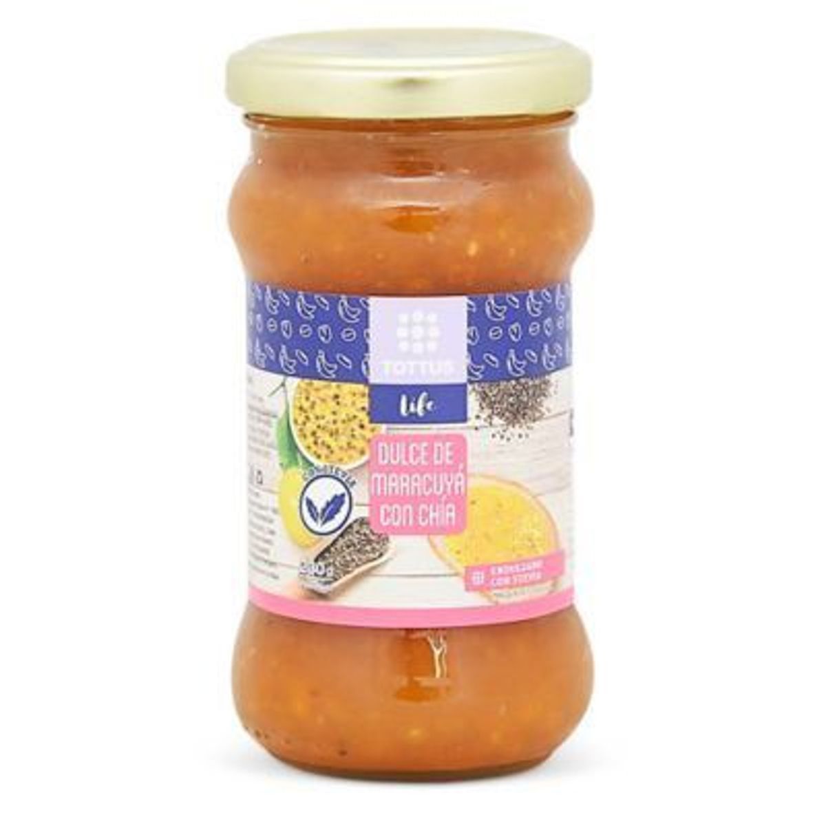 TOTTUS LIFE - DULCE DE MARACUYA C/CHIA TOTTUS X 230 GR
