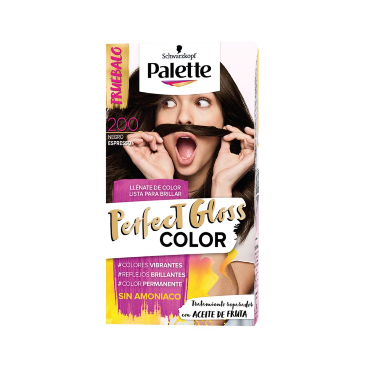 PALETTE - Tinte Palette Color Cream Tono 200 Negro Espresso