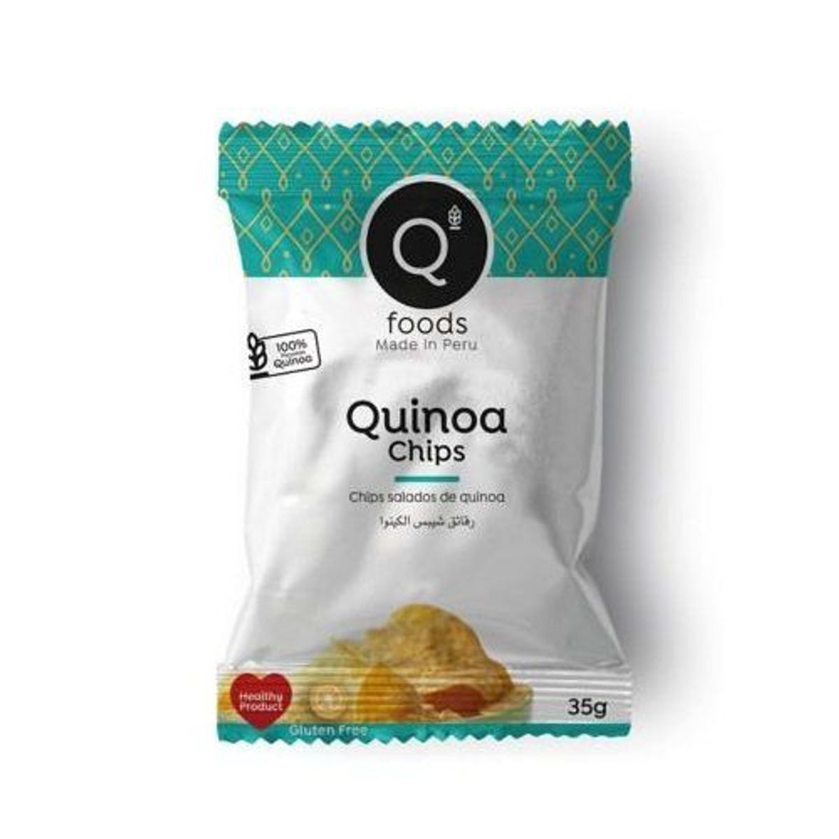QFOODS - Chips Salados Quinoa Qfoods Bolsa 35 g