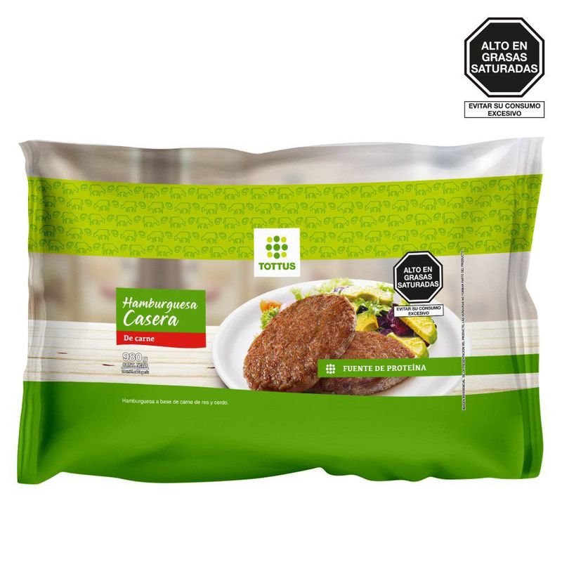 TOTTUS - Hamburguesa Casera De Carne