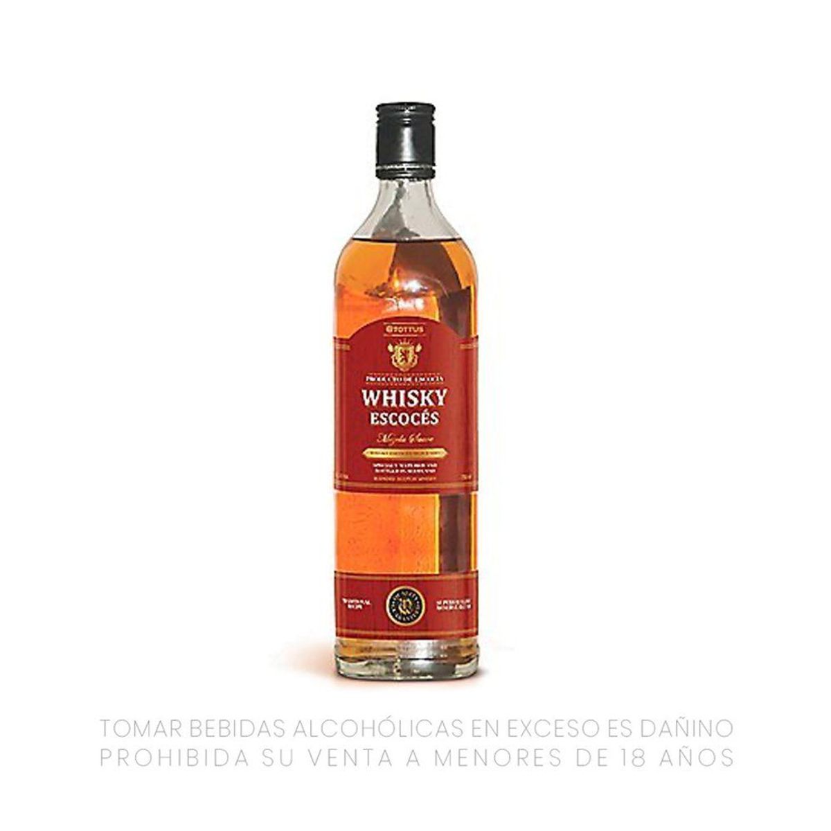 TOTTUS - Whisky Escocés Tottus Botella 750 mL