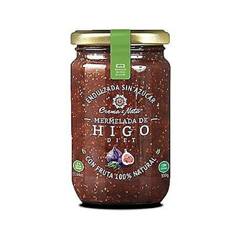 CREMA Y NATA - Mermelada Crema y Nata de Higo Diet Envase 330 g
