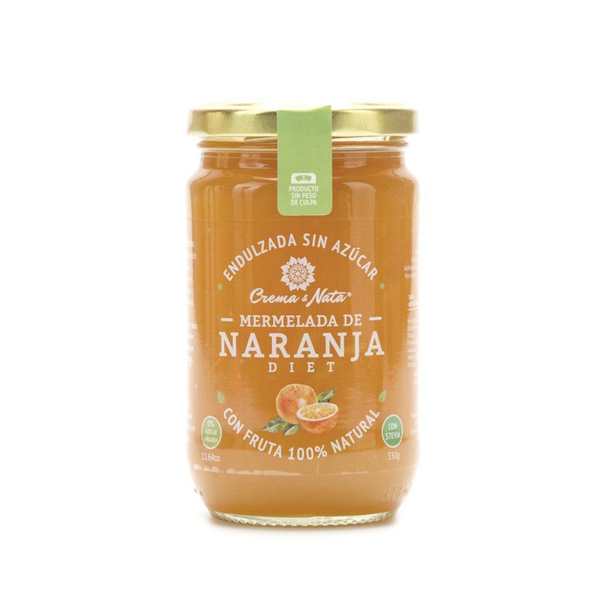 CREMA Y NATA - Mermelada Crema y Nata de Naranja Diet Envase 330 g