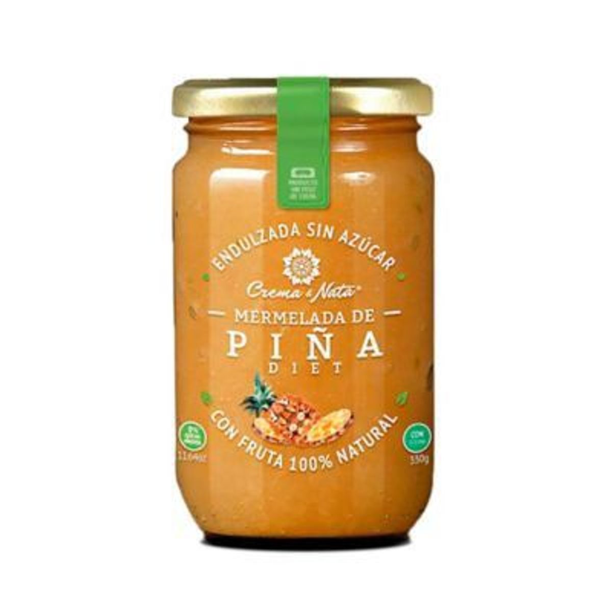 CREMA Y NATA - Mermelada Crema y Nata de Piña Diet Envase 330 g