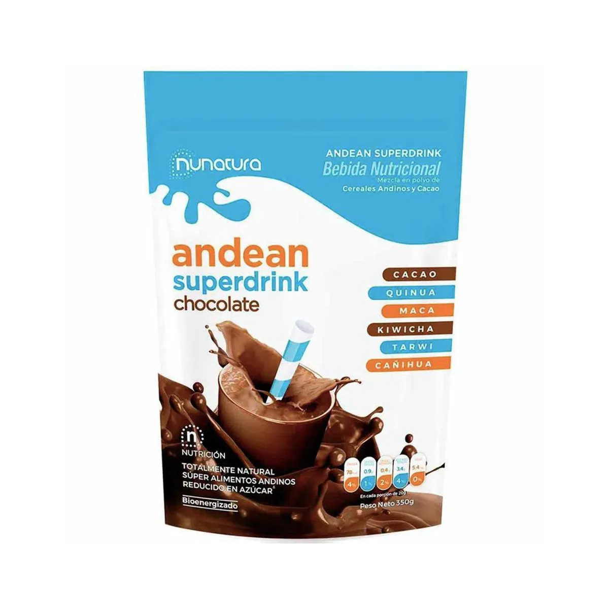 NUNATURA - Bebida Nutricional Nunatura en Polvo Chocolate Doypack 200 g