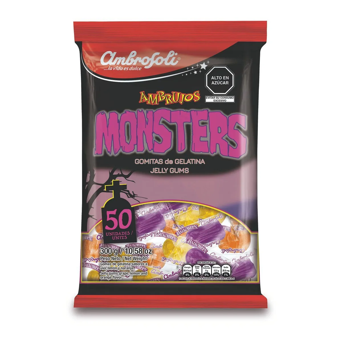 AMBROSOLI - Goma Gelatina Ambrujos Insectos Surt Bol 6G x 40 Unidades