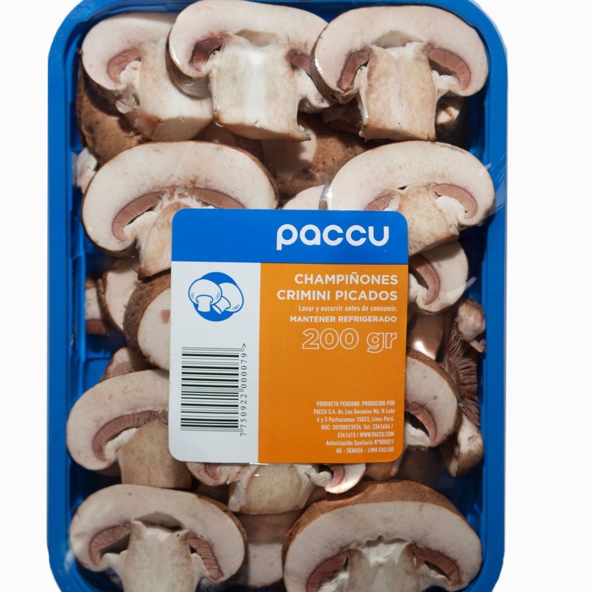 PACCU SA - Champiñones Crimini Picados Tottus