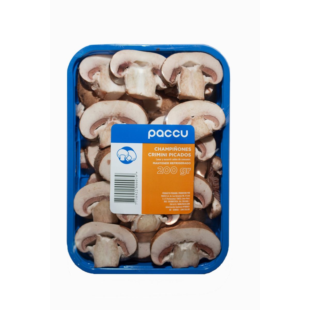 PACCU SA - Champiñones Crimini Picados Tottus