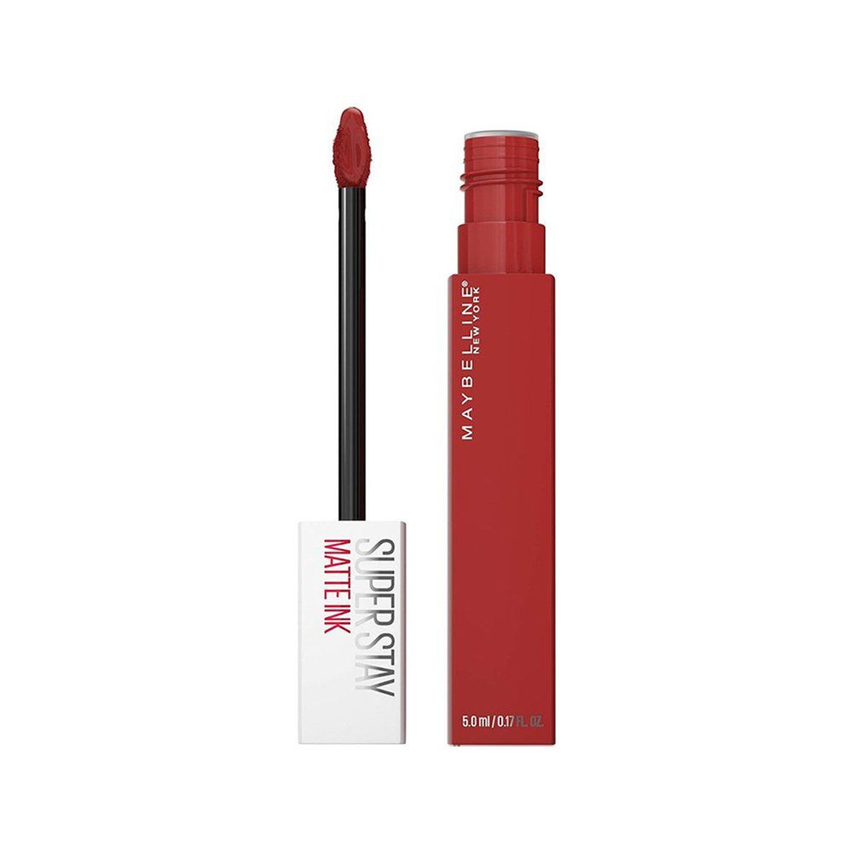 MAYBELLINE - Labial Líquido Maybelline Super Stay Matte Ink Tono 80 Ruler Envase 5 mL