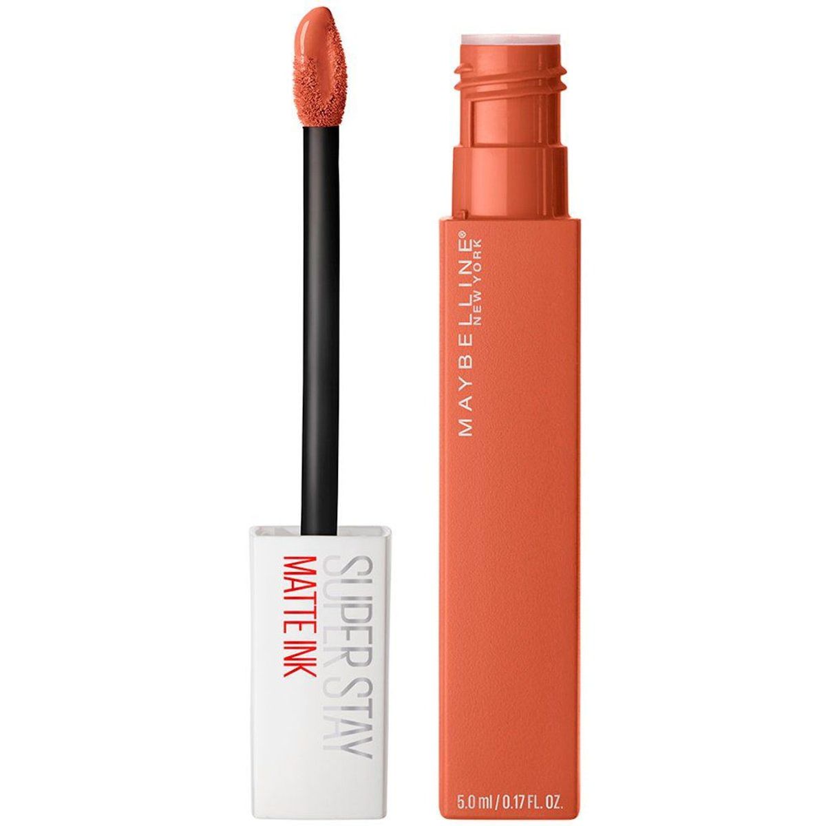 MAYBELLINE - Labial Líquido Maybelline Super Stay Matte Ink Tono 75 Fighter Envase 5 mL