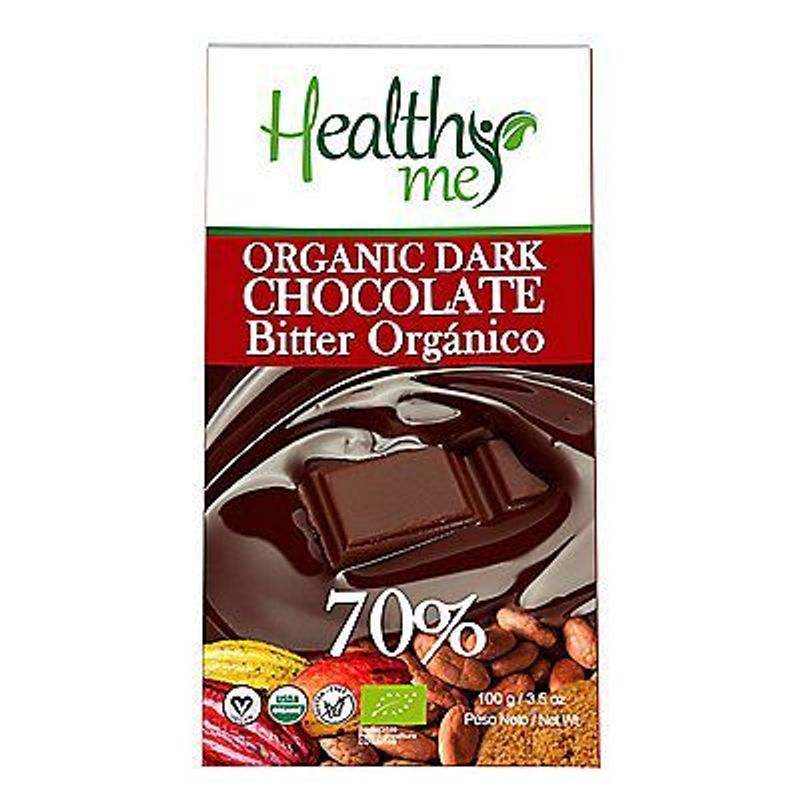HEALTHY ME - Chocolate Bitter Healthy Me 70% Orgánico Empaque 100 g