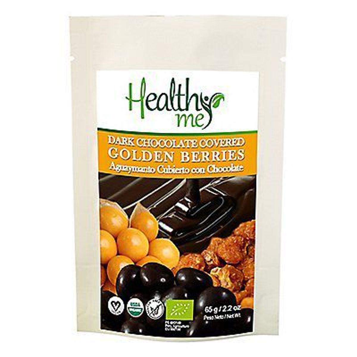 HEALTHY ME - Snack Aguaymanto con Cubierta Chocolate 65 g