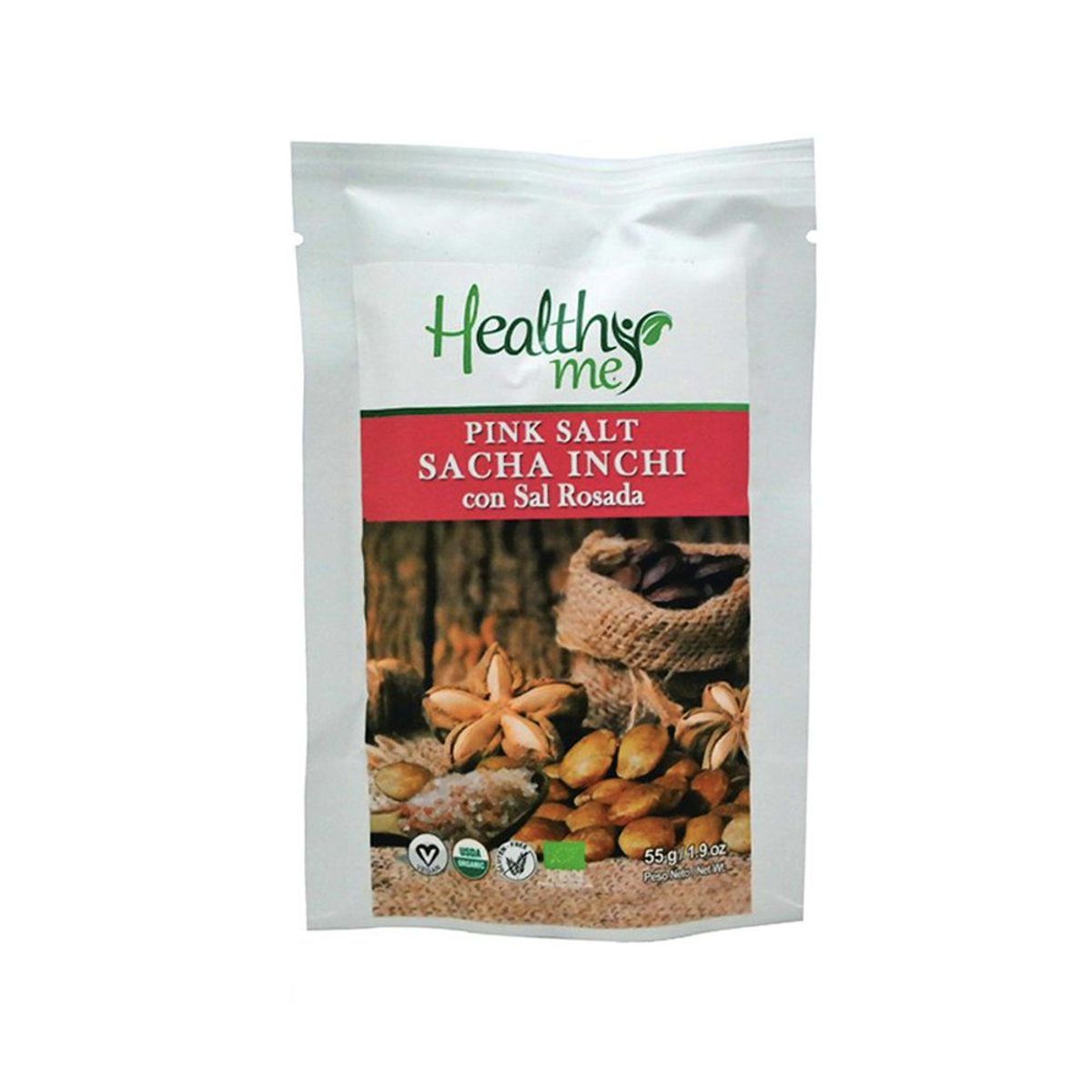 HEALTHY ME - Sacha Inchi con Sal Rosada 55 g