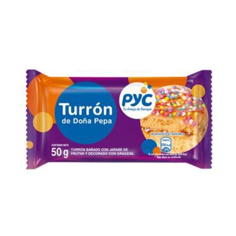 PYC - Turrón Dona Pepa Pyc 50g