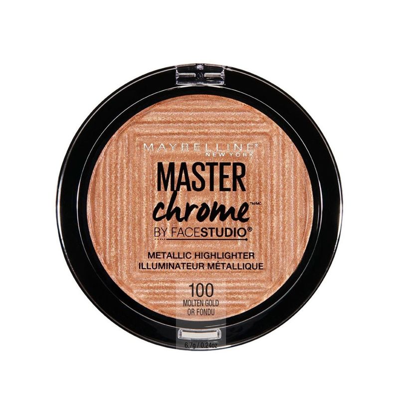 MAYBELLINE - Iluminador Maybelline Master Chrome 100 Gold