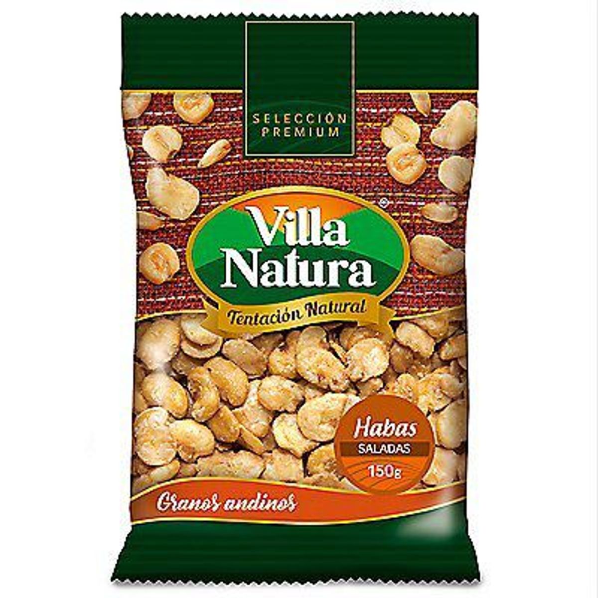 VILLA NATURA - Habas Saladas Villa Natura Bolsa 150 g