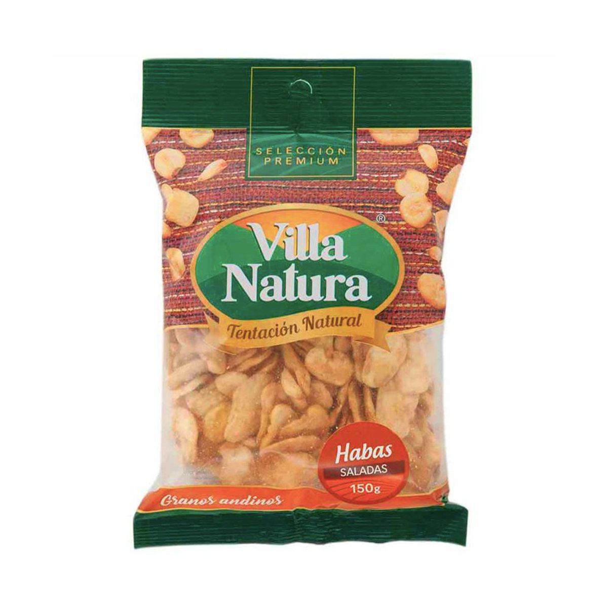 VILLA NATURA - Habas Saladas Villa Natura Bolsa 150 g