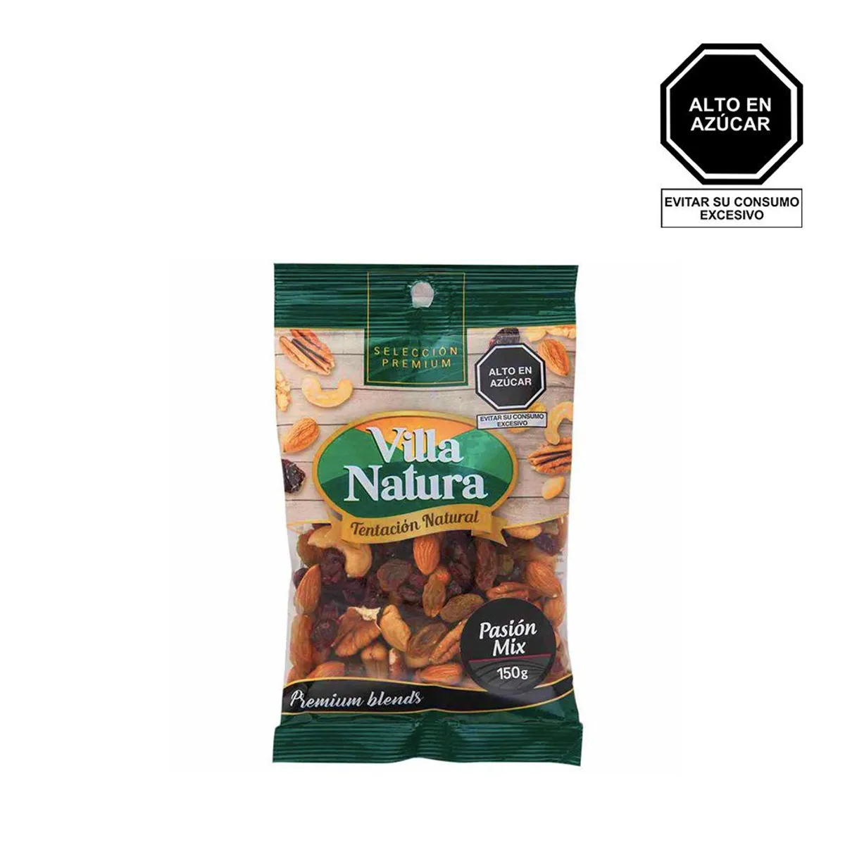 VILLA NATURA - Frutos Secos Villa Natura Pasión Mix Bolsa 150 g