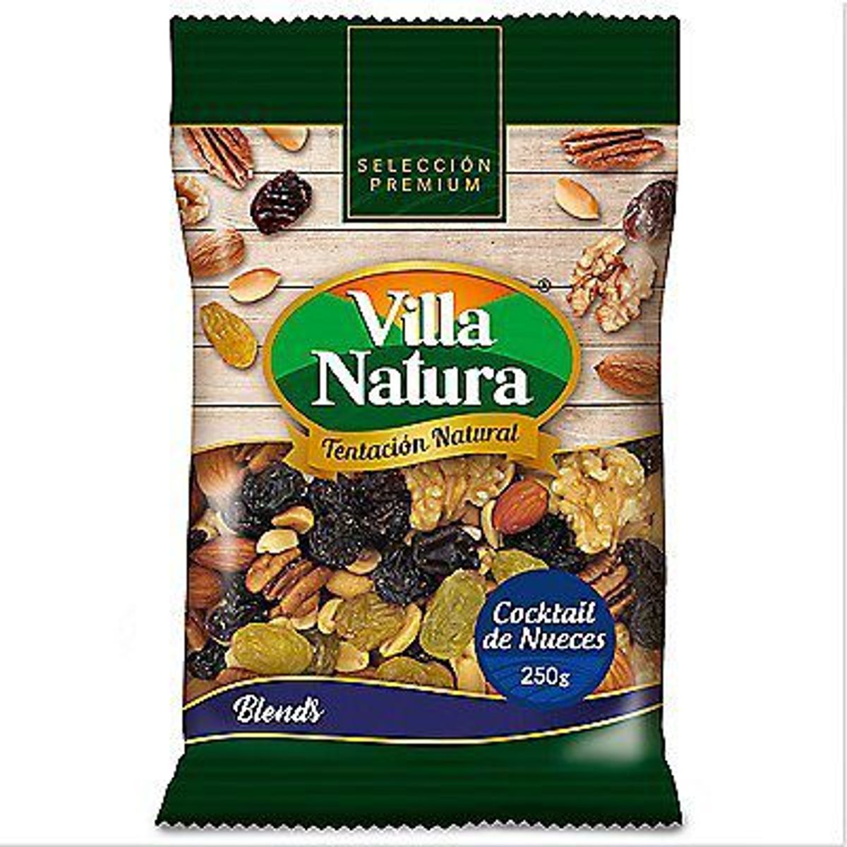 VILLA NATURA - Cocktail de Nueces Villa Natura Bolsa 250 g