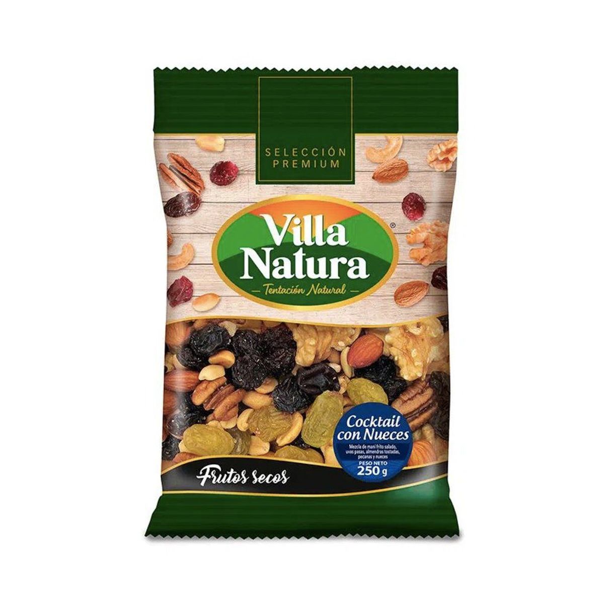 VILLA NATURA - Cocktail de Nueces Villa Natura Bolsa 250 g