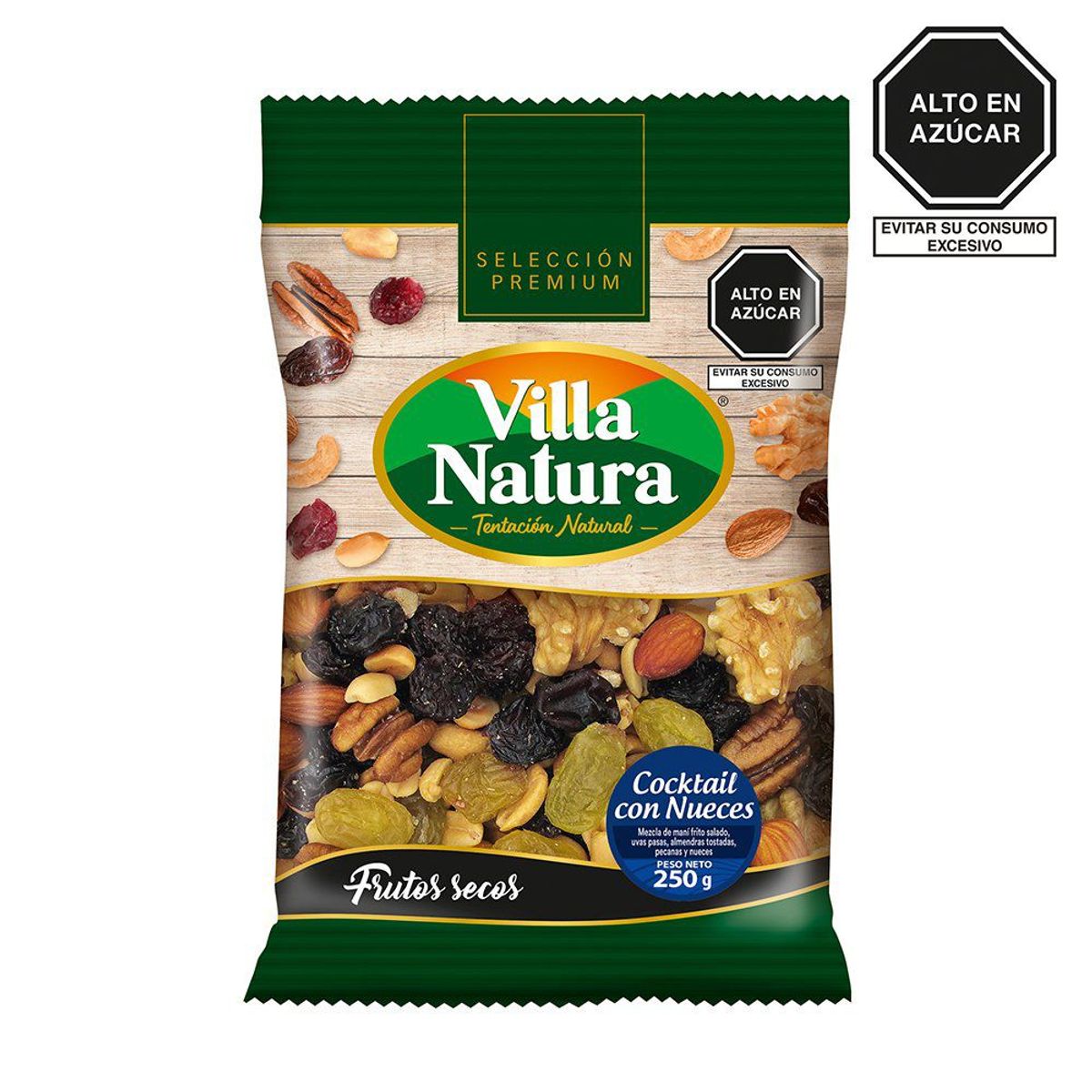 VILLA NATURA - Cocktail de Nueces Villa Natura Bolsa 250 g