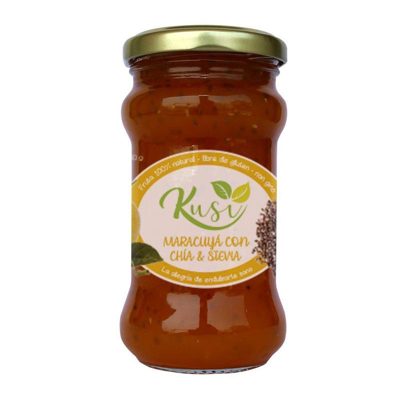 KUSI - Mermelada de Maracuyácon Chia 230 g
