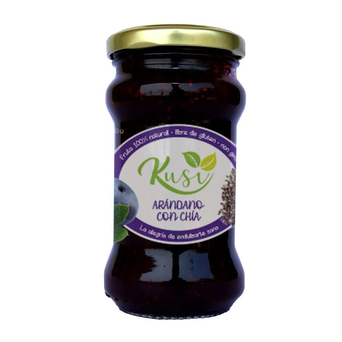 KUSI - Mermelada Kusi Arándano con Chía Envase 230 g