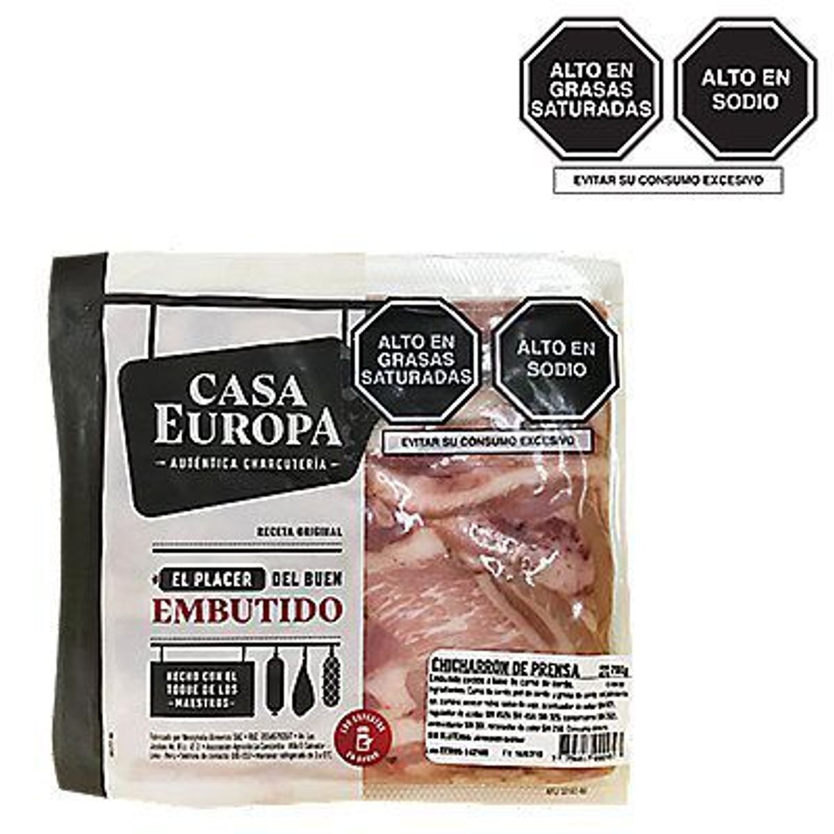 CASA EUROPA - Chicharrón de Prensa Casa Europa Empaque 200 g
