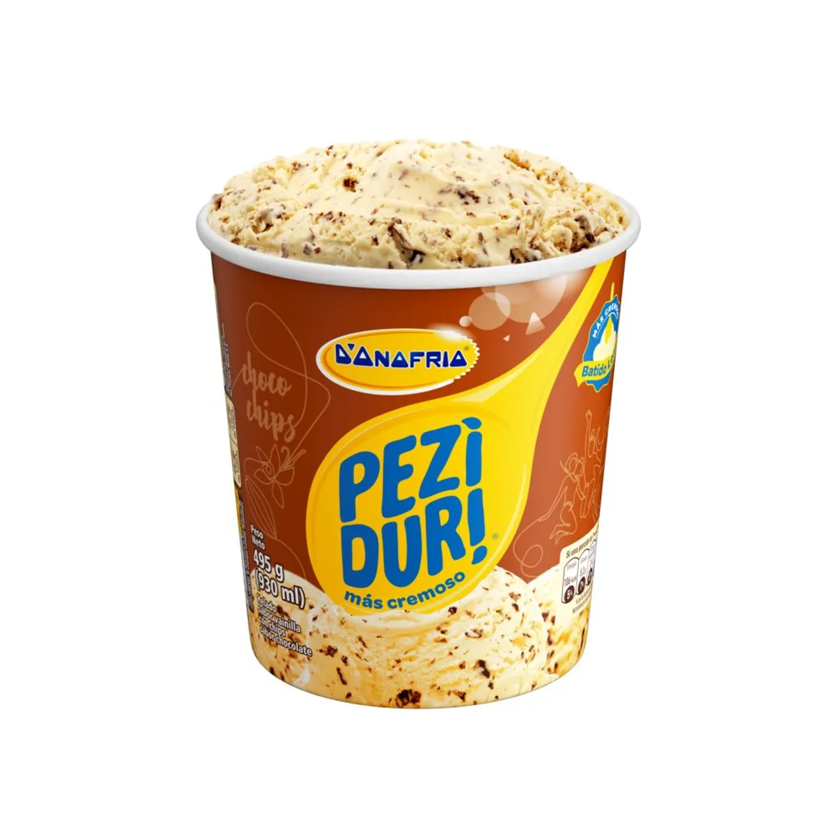 DONOFRIO - Helado Donofrio Peziduri Chocochips Pote 1 L
