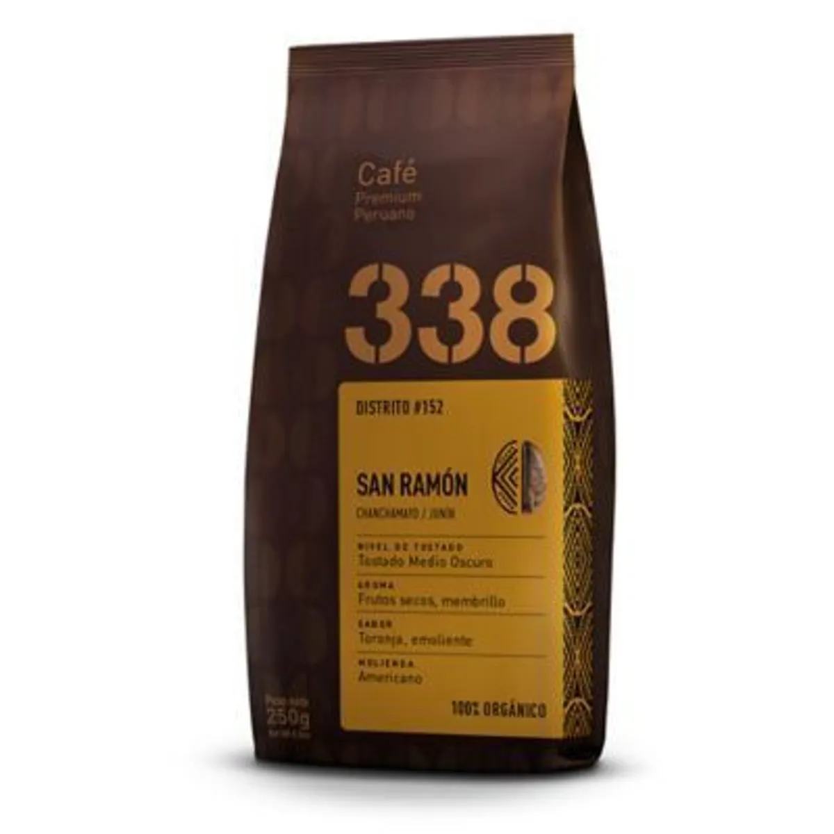 338 - Café Premium Molido 338 San Ramón Bolsa 250 g