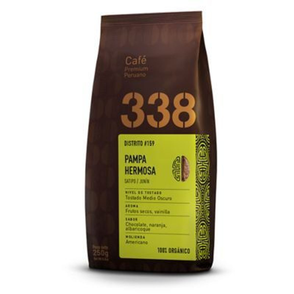 338 - Café Premium Molido 338 Pampa Hermosa Bolsa 250 g