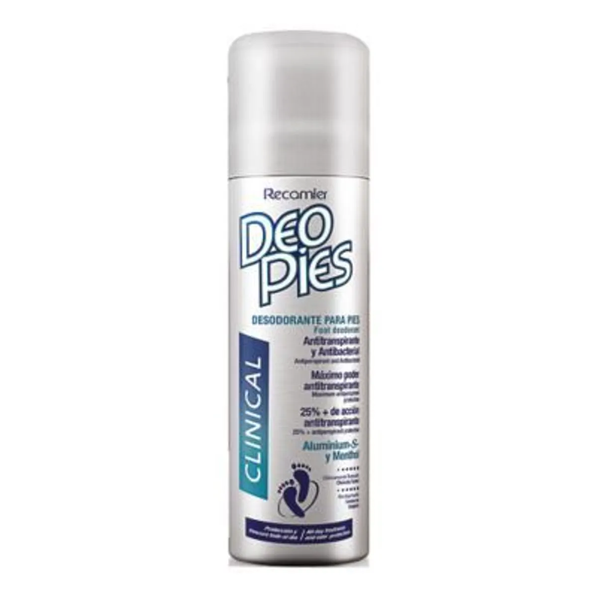 DEO PIES - Desodorante para Pies en Spray Deo Pies Clínical Envase 260 mL