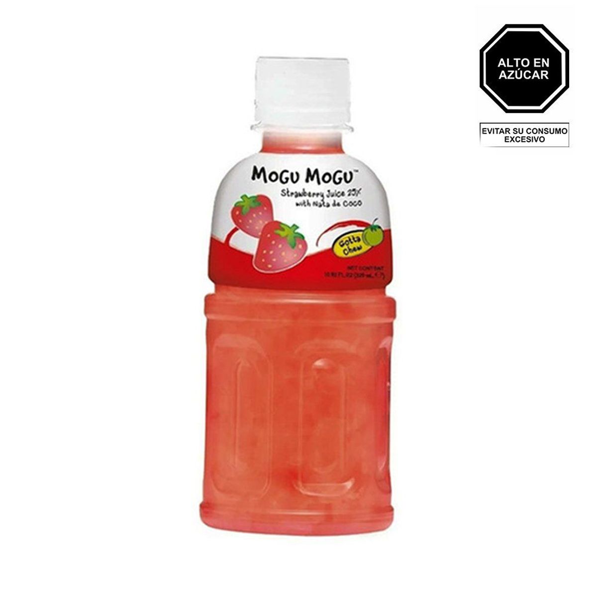 MOGU MOGU - Bebida Sabor Fresa Mogu Mogu Botella 320 mL