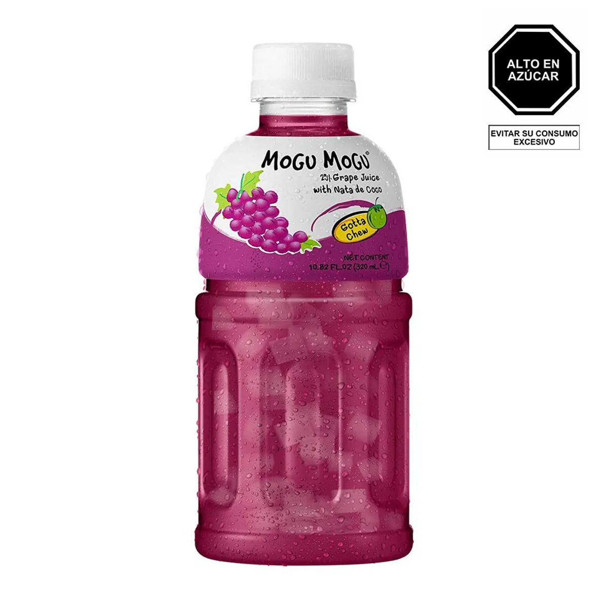 MOGU MOGU - Bebida Sabor Uva Mogu Mogu Botella 320 mL