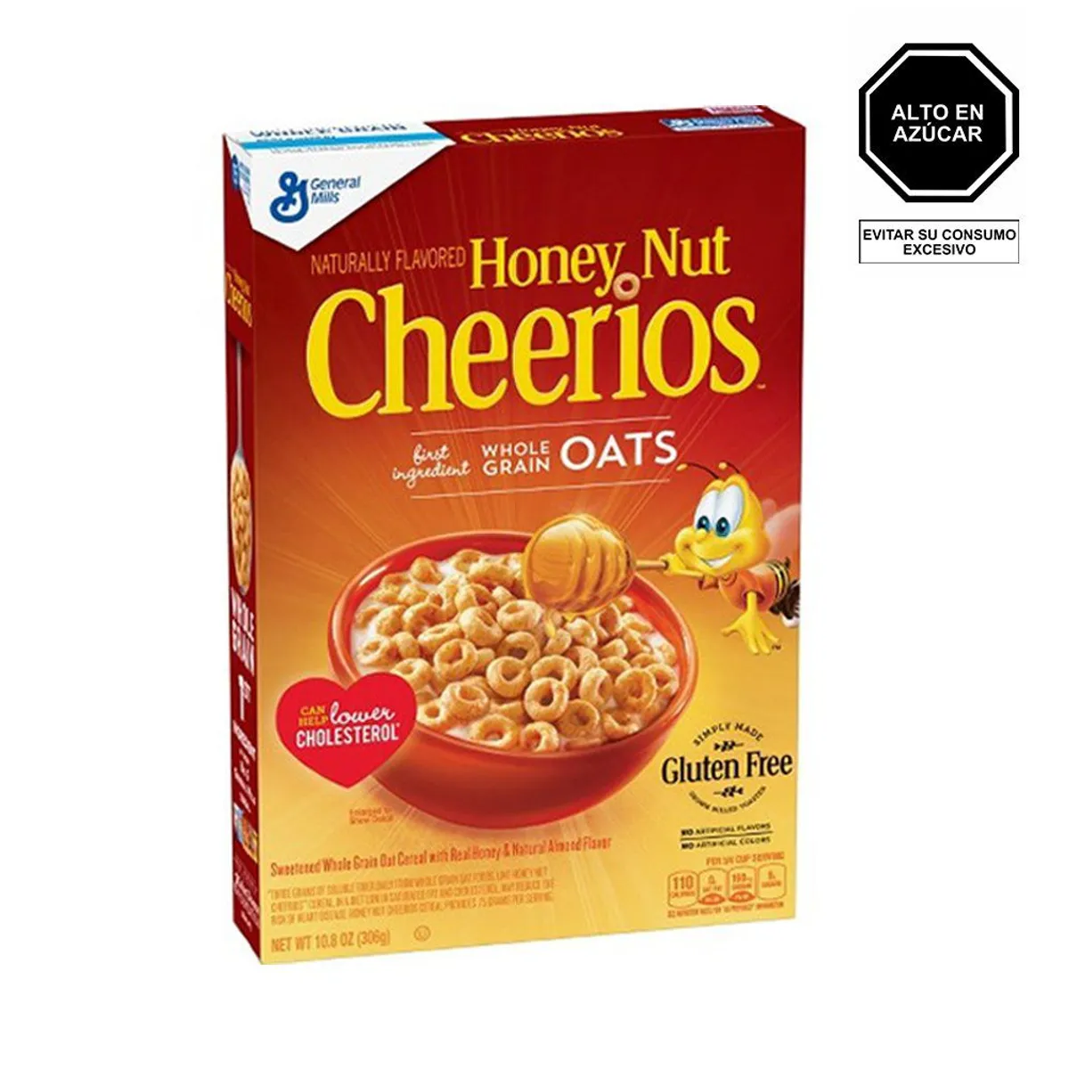 Cereal de Miel Cheerios Honey Nuts 306 g | Tottus Perú