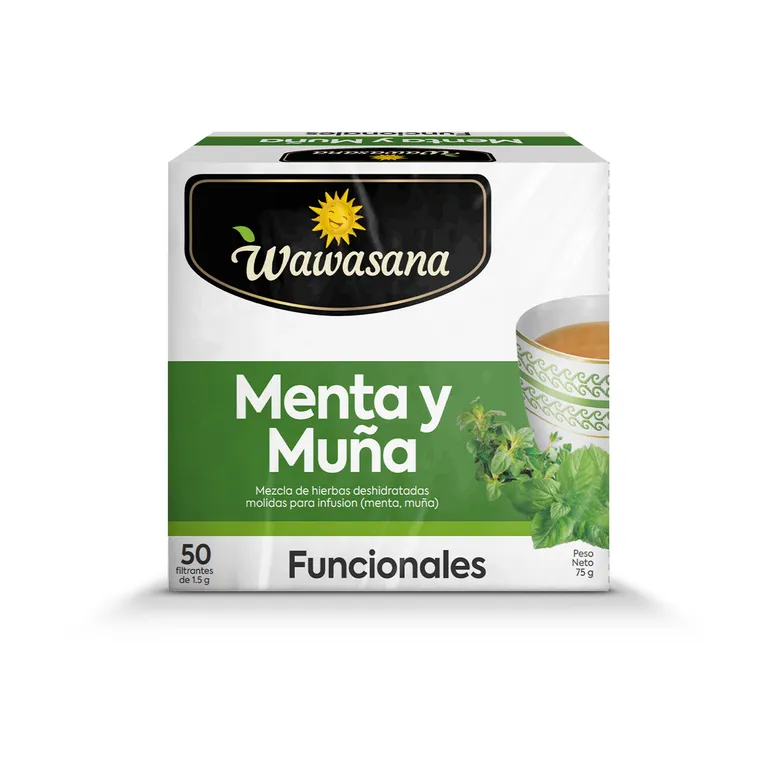 Infusión Wawasana Menta y Muña Caja 50 Sobres | Tottus Perú