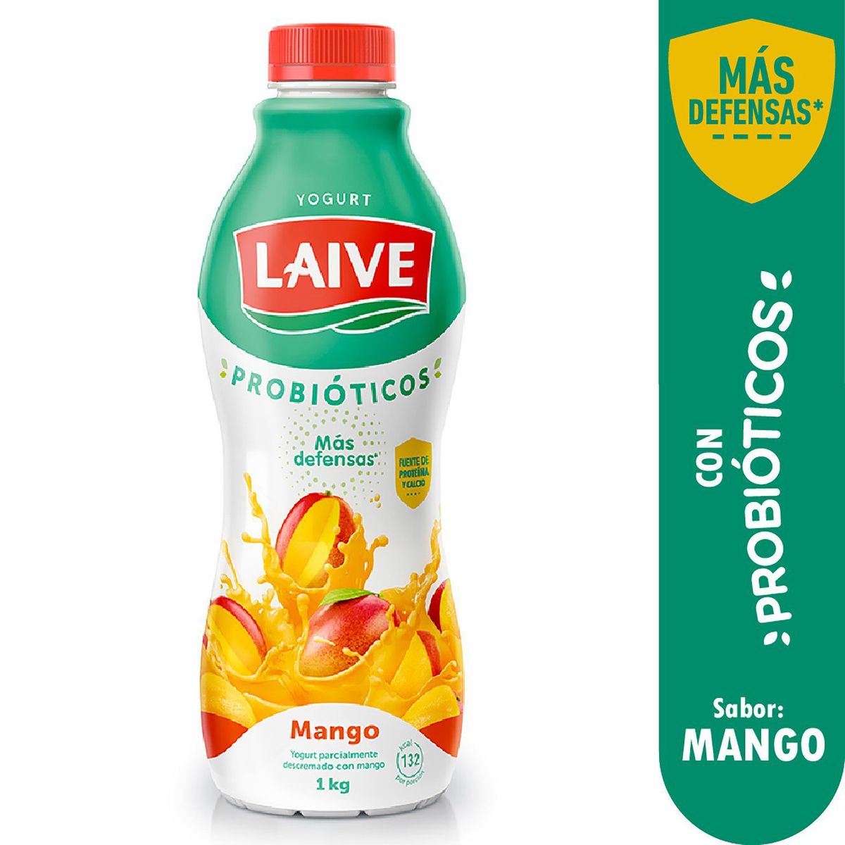 LAIVE - Yogurt Laive Mango Botella 1 Kg