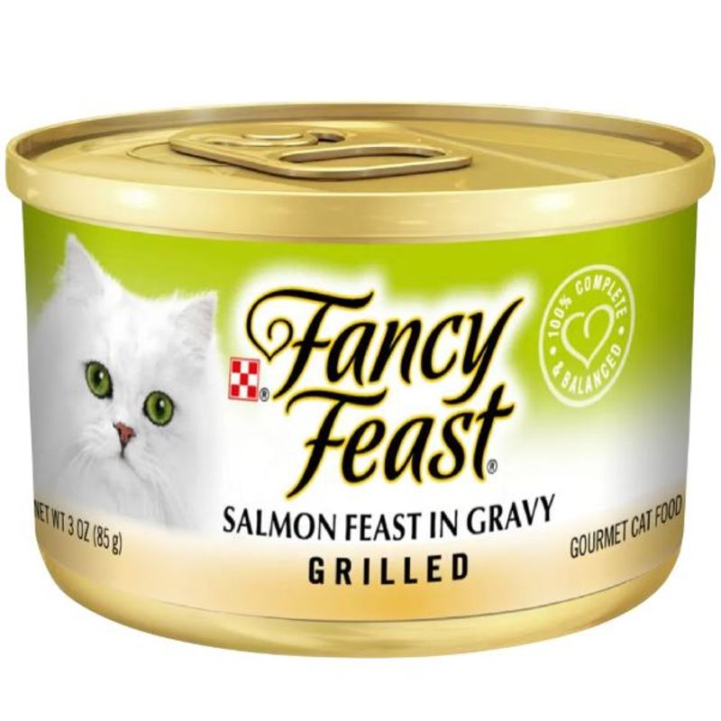 FANCY FEAST - Comida Húmeda para Gatos Fancy Feast Sabor Petits Filets de Salmón 85 g