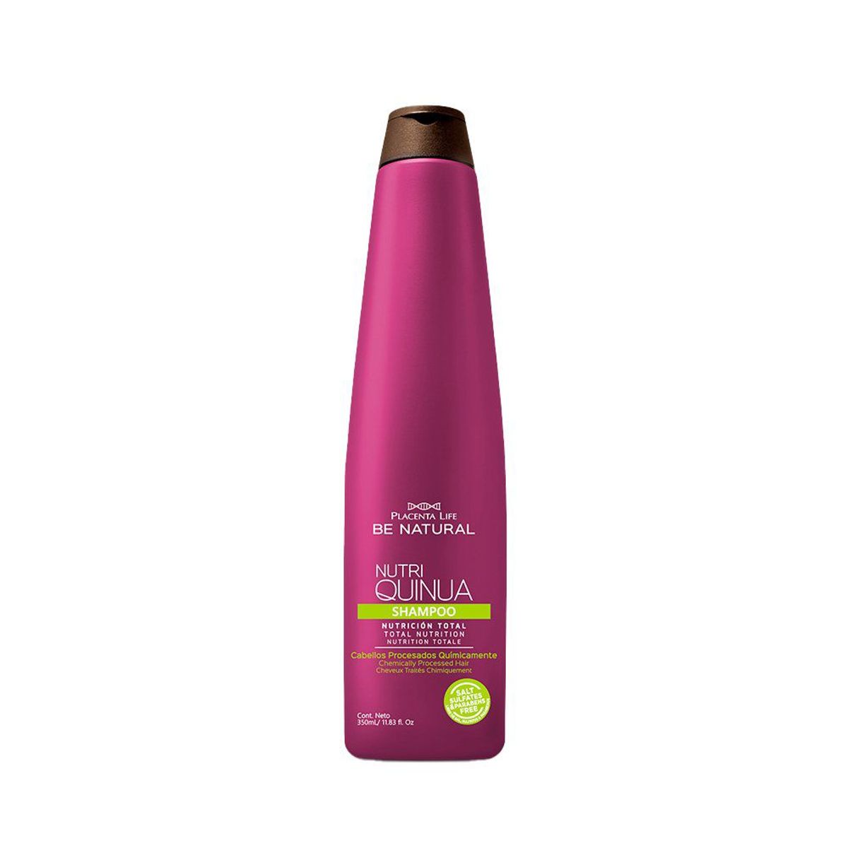 BE NATURAL - Shampoo Be Natural Nutri Quinua Botella 350 mL